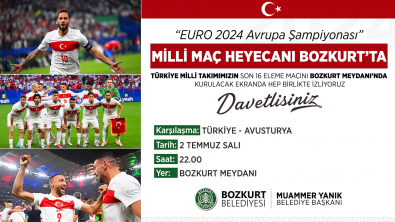 Türkiye Avusturya Son 16 Karşılaşması Dev Ekranda (EURO 2024)