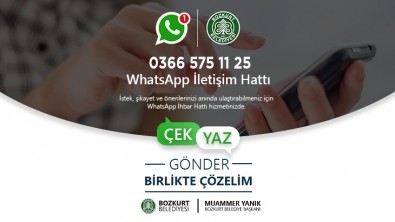 WhatsApp İletişim Hattı Hizmete Başladı