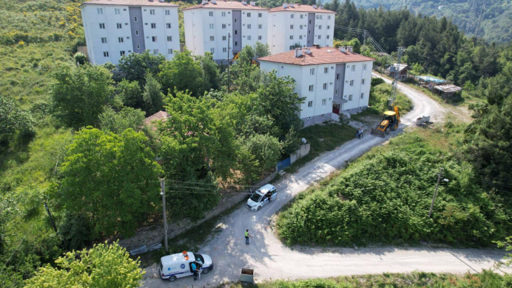 Çamlıyol Caddesi'nde Doğalgaz Alt Yapı Çalışmalarına Başlandı