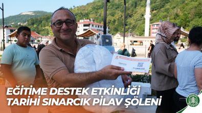 Tarihi Sınarcık Pilav Şöleni | Eğitime Destek Etkinliği / Şanslı Çekiliş