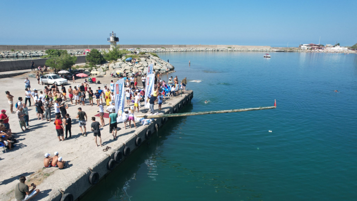Bozkurt İlişi Plaj Sporları Festivali Yağlı Direk Yarışması