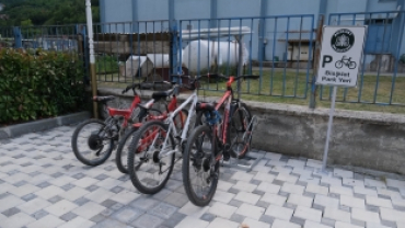 Bisiklet Park Yeri Kurulumu Tamamlandı