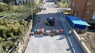 Rahmi Canbaz Caddesi Parke Kaplanıyor