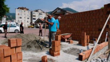 İlçemiz Meydan Mevkine Tuvalet Yapımına Başlandı