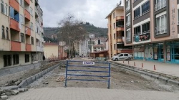 Tevfik Kocabaşoğlu Sokak'ta Yapılan Düzenlemeler Devam Ediyor