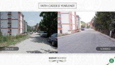 Fatih Caddesi Yenilendi