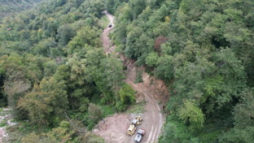 Şen Mahalle Yolu Sıcak Asfalt Kaplama